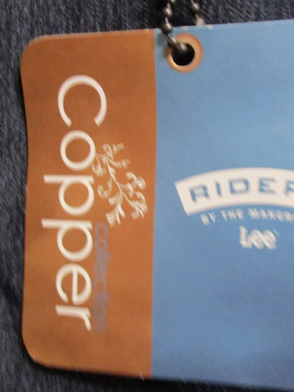 NWT Lee Riders Copper Collection Women's Super Dark Denim Long Shorts Sz. 11 M